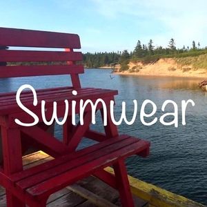 Bathing suits, cover ups, separates, bikinis, swim trunks